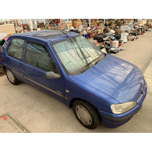 1550 - A 2001 PEUGEOT 106, REGISTRATION YT51 WVG - FURTHER DETAILS TO FOLLOW