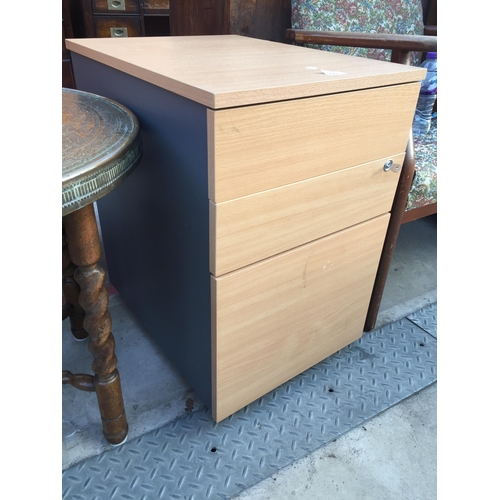 2603 - A THREE DRAWER FILING CHEST