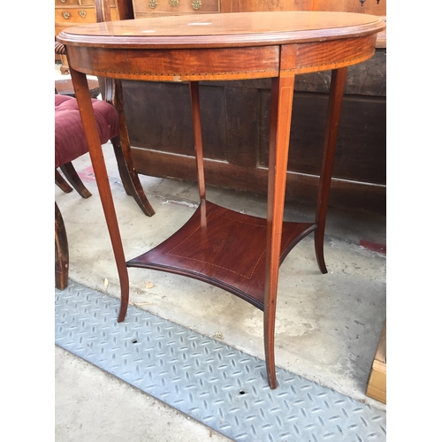 2617 - AN EDWARDIAN MAHOGANY AND INLAID 23