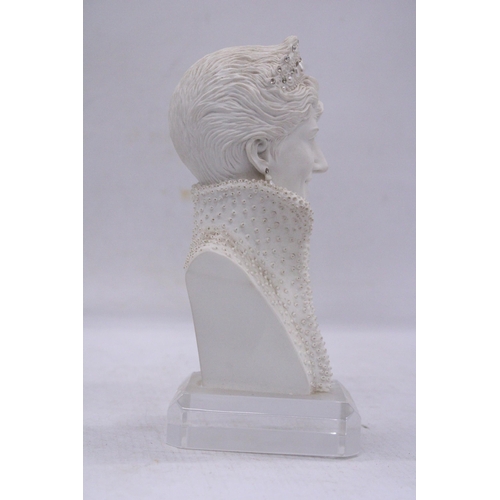 102 - A LADY DIANA SPENCER ALABASTER BUST