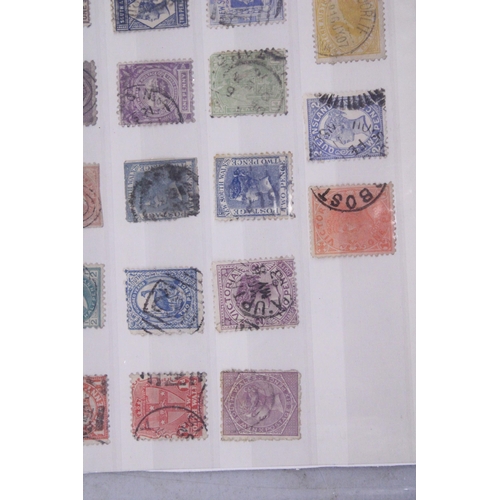 232 - A PAGE OF VICTORIAN AUSTRALIAN STAMPS