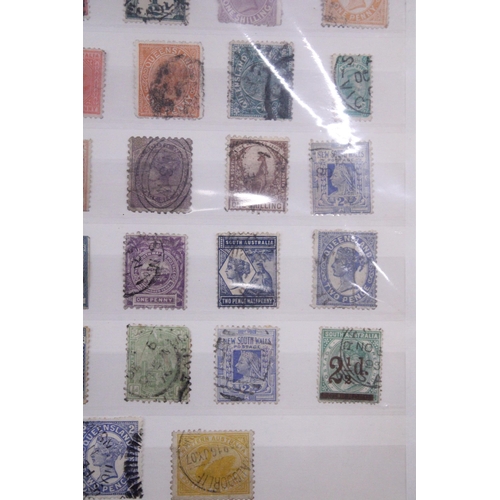 232 - A PAGE OF VICTORIAN AUSTRALIAN STAMPS