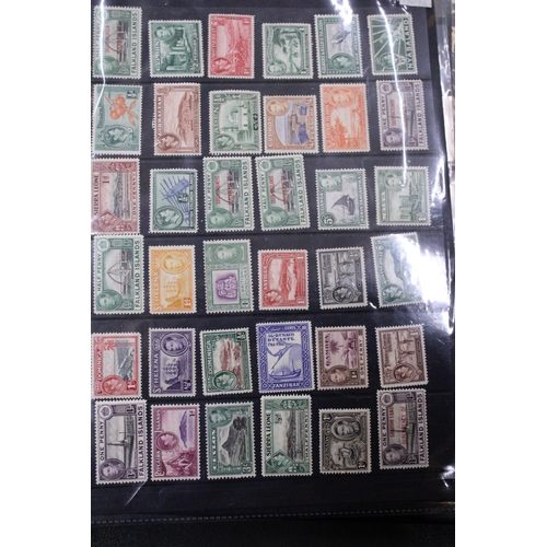 239 - SIX PAGES OF MINT GEORGE V1 STAMPS