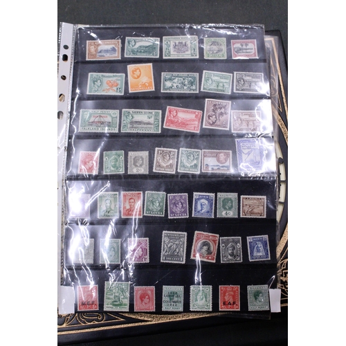 239 - SIX PAGES OF MINT GEORGE V1 STAMPS