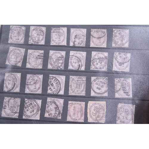 263 - A COLLECTION OF VICTORIAN PENNY LILAC STAMPS