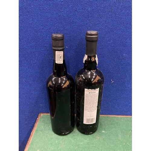 378 - TWO BOTTLES OF VINTAGE PORT TO INCLUDE VILLIERA 1997 W.O. PAARL (750ML) AND TAYLOR'S LATE BOTTLED 20... 