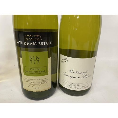 475 - SIX BOTTLES OF WHITE WINE TO INCLUDE MARSANNE NEW SOUTH WALES 2005, BERGSIG ESTATE 2007, WYNDHAM EST... 