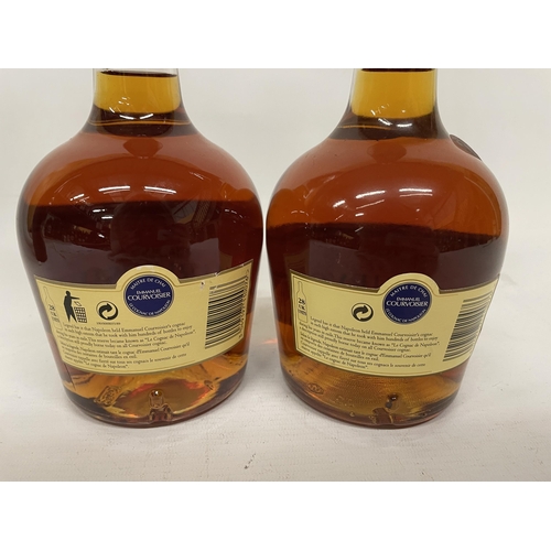 483 - TWO 70CL BOTTLES OF V.S. COGNAC COURVOISSIER