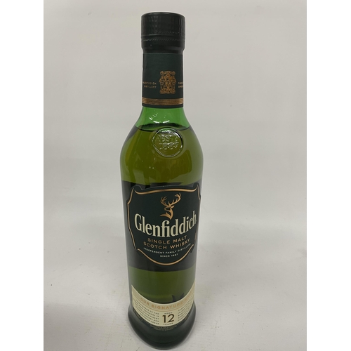 488 - A 70 CL BOTTLE OF GLENFIDDICH SINGLE MALT SCOTCH WHISKY (BOXED)