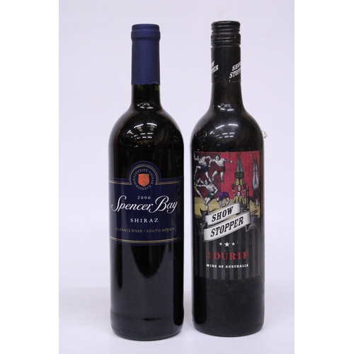 515 - SIX BOTTLES OF AUSTRALIAN RED WINE TO INCLUDE 2006 SPENCER BAY, DARK CORNER 2014, STIRLING ESTATE MA... 