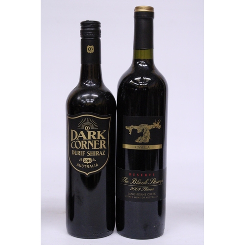 515 - SIX BOTTLES OF AUSTRALIAN RED WINE TO INCLUDE 2006 SPENCER BAY, DARK CORNER 2014, STIRLING ESTATE MA... 