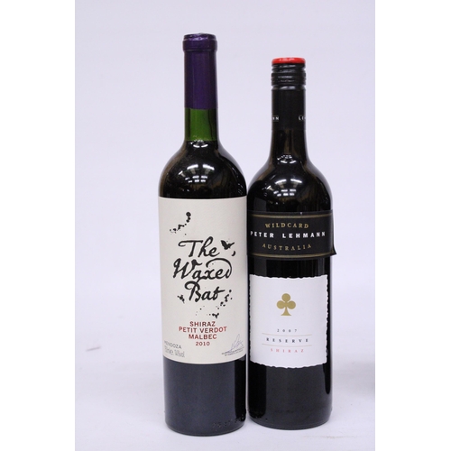 521 - SIX BOTTLES OF RED WINE TO INCLUDE VALDIVIESO RESERVE 2004, AUSTRALIAN CABERNET SAUVIGNON 2013, EL T... 