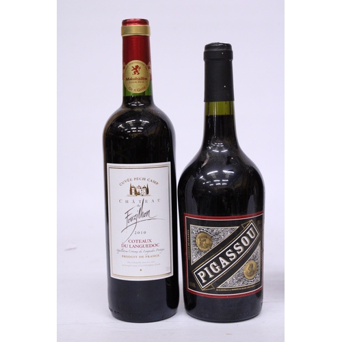 529 - SIX BOTTLES OF RED WINE TO INCLUDE TWO BOTTLES OF HARMAN'S ROAD RESERVE 2004 MARGARET RIVER, CASELLA... 