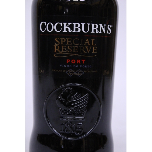 538 - A 1L BOTTLE OF COCKBURN'S SPECIAL RESERVE PORT