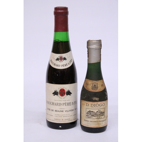 542 - A MIXED SELECTION TO INCLUDE A VINTAGE BOTTLE OF VS MARTELL COGNAC, SAINT NICHOLAS 200ML BOXED BOTTL... 