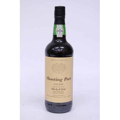 545 - THREE BOTTLES TO INCLUDE A 500ML BOTTLE OF GRAND MARNIER LIQUEUR, FINE RUBY SHOOTING PORT (75 CL) AN... 