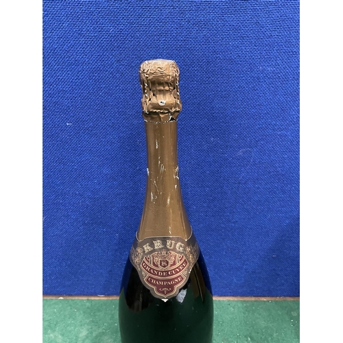 553 - A BOTTLE OF KRUG GRAND CUVEE CHAMPAGNE REIMS