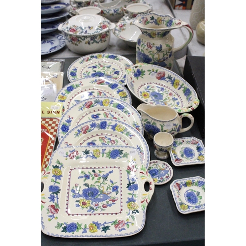 1006 - A COLLECTION OF VINTAGE MASONS 'REGENCY' TO INCLUDE PLATES, JUGS, AN OVAL BOWL, ETC