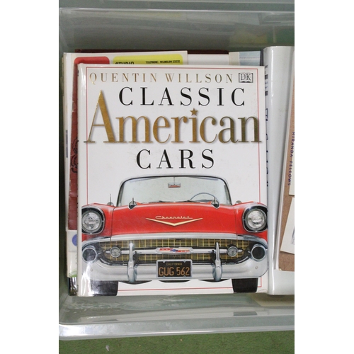 1147 - A QUANTITY OF BOOKS TO INCLUDE GARDENING, PAINTING, CARS, COLLECTABLES, ETC