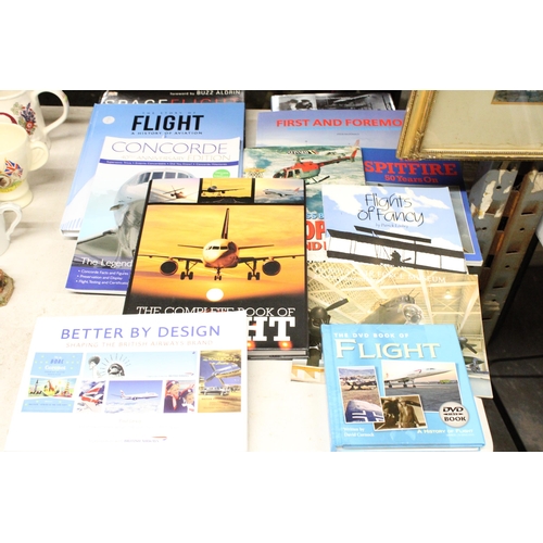 1153 - A QUANTITY OF AS NEW AEROPLANE RELATED BOOKS