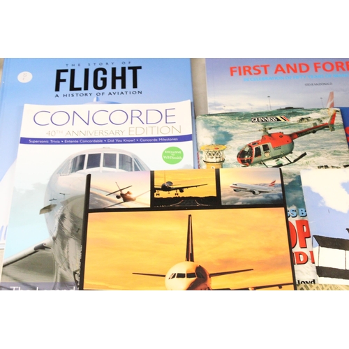 1153 - A QUANTITY OF AS NEW AEROPLANE RELATED BOOKS