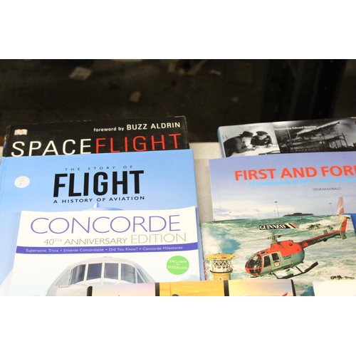 1153 - A QUANTITY OF AS NEW AEROPLANE RELATED BOOKS