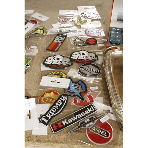 1282 - AN ASSORTMENT OF PATCH BADGES