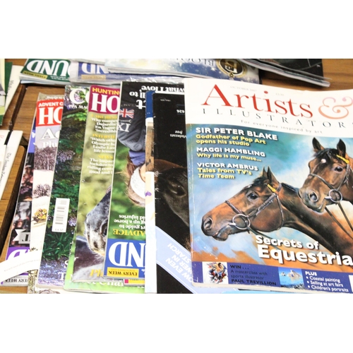 1294 - AN ASSORTMENT OF HORSE RELATED MAGAZINES