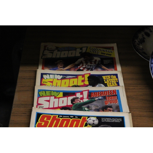 1301 - AN ASSORTMENT OF SHOOT F.A CUP MAGAZINES