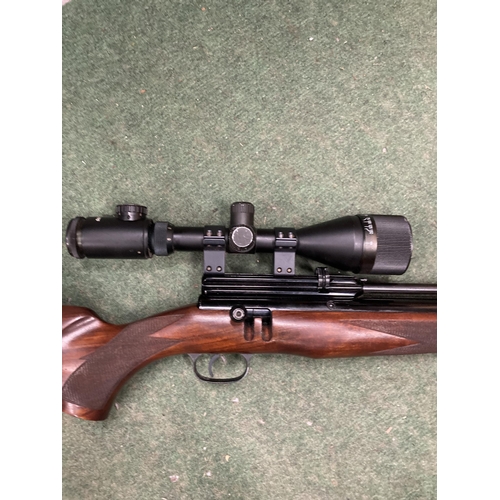 93 - AN RWS EXCALIBRE 0.22 AIR RIFLE WITH SOUND MODERATOR AND IR 3-9X50ARF TELESCOPIC SIGHTS