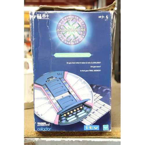 1167 - A BOXED ELECTRONIC 'WHO WANTS TO BE A MILLIONAIRE' GAME