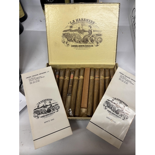 350A - A BOX CONTAINING LA HABANERA CIGARS PRODUCE OF THE DOMINICAN REPLUBLIC (12 IN TOTAL)