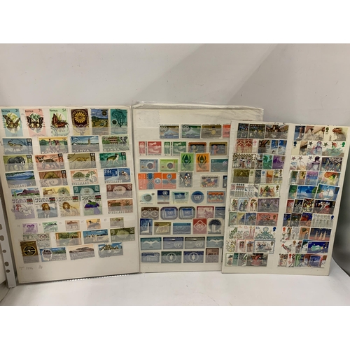 738 - A LOCAL DECEASED DEALER’S STOCK OF STAMPS ARRANGED ON STOCKSHEETS TO INCLUDE : NYASALAND, ST. VINCEN... 