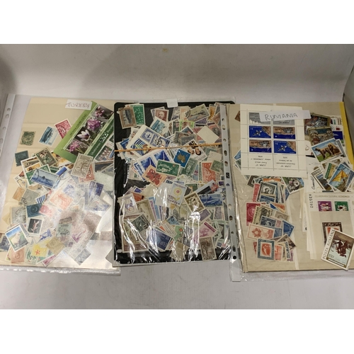 743 - A LOCAL DECEASED DEALER’S STOCK OF STAMPS ARRANGED ON STOCKSHEETS TO INCLUDE : COMMONWEALTH, CZECH, ... 