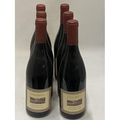 361A - SIX BOTTLES OF ISABEL ESTATE MARTINBOROUGH PINOT NOIR