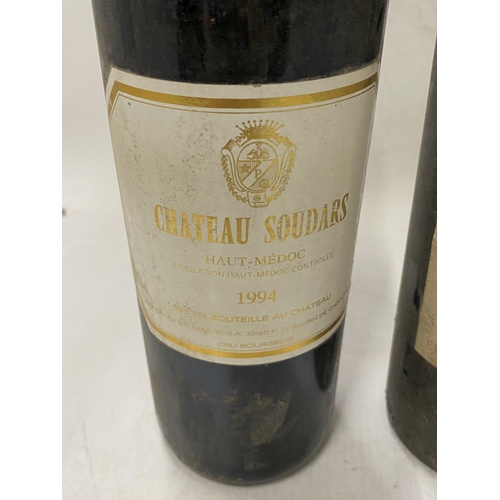 363A - A MIXED LOT OF SIX BOTTLES OF MATURE BORDEAUX TO INCLUDE 2 X MOUTON CADET 1985, 1 X TUILLAC 1975, 1 ... 