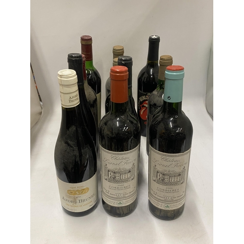 369A - A MIXED LOT OF 12 BOTTLES OF SOUTHERN FRENCH WINES TO INCLUDE LIONEL FAUVE CORBIERES 2000, ANDRE BRU... 