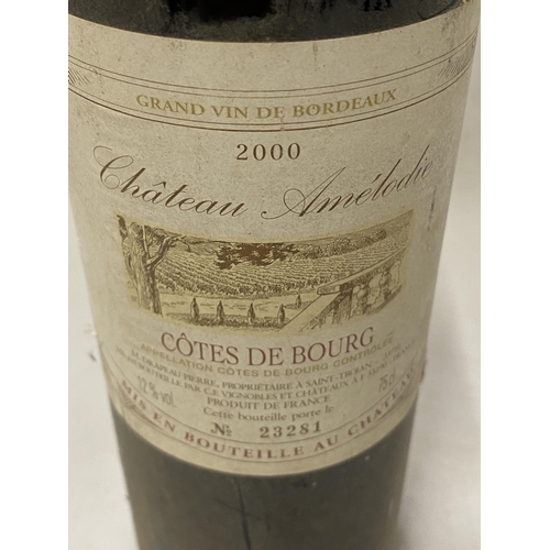 366A - A MIXED LOT OF SIX BOTTLES OF MATURE BORDEAUX FROM THE 2000'S TO INCLUDE 1 X TOUR ST BONNET 2004, 1 ... 