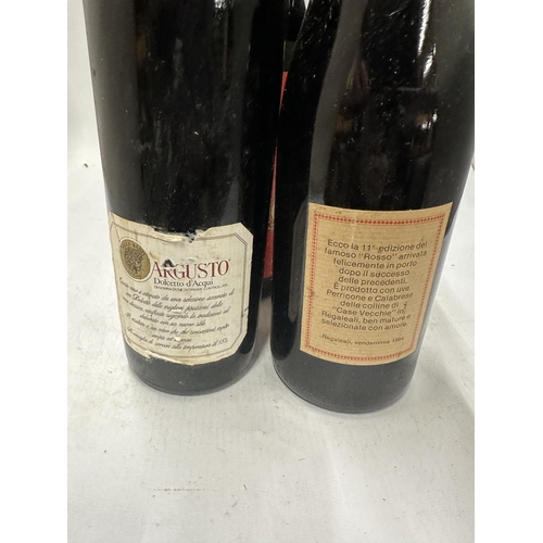 371A - A MIXED LOT OF GOOD MATURE ITALIAN WINES TO INCLUDE 1 X VALFIORI NEBBIOLO 1985, 1 X FRANCO FIORINO N... 