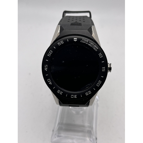 538 - A TAG HEUER CONNECTED MEN'S SMART WRISTWATCH SB-F81800042MM NO CHARGER