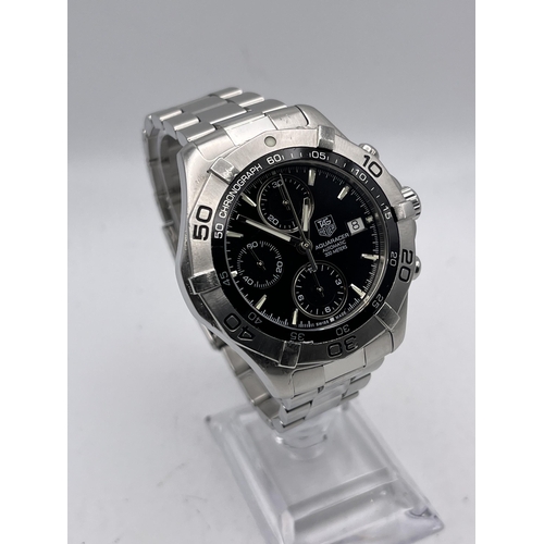 540 - A TAG HEUER AQUARACER AUTOMATIC CHRONOGRAPH MEN'S WRISTWATCH CAF2110 TESTED FOR 24 HOURS AND KEEPS T... 