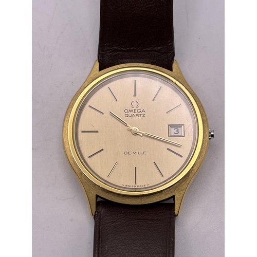 545 - A GENTS OMEGA DE VILLE 36MM QUARTZ WRISTWATCH