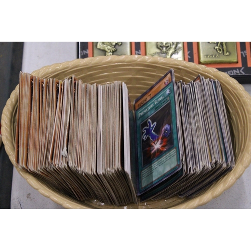 216 - A COLLECTION OF YU-GI-UH CARDS