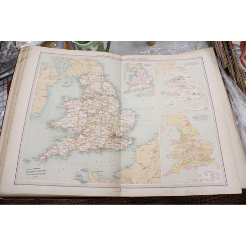 255 - A VINTAGE BARTHOLOMEW SURVEY ATLAS ENGLAND/WALES