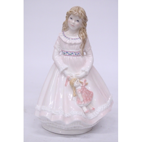 888A - A LIMITED EDITION ROYAL WORCESTER FIGURINE LIMITED EDITION NO. 754/5,000 