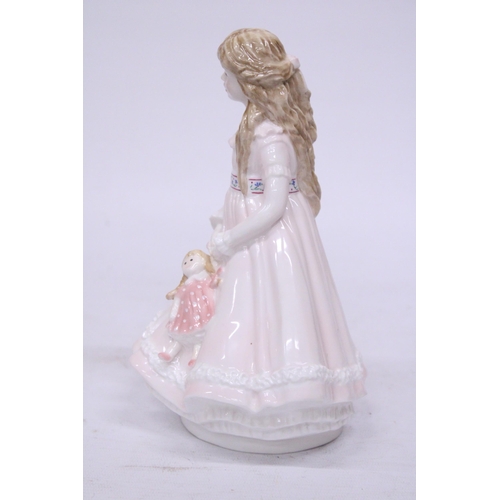 888A - A LIMITED EDITION ROYAL WORCESTER FIGURINE LIMITED EDITION NO. 754/5,000 