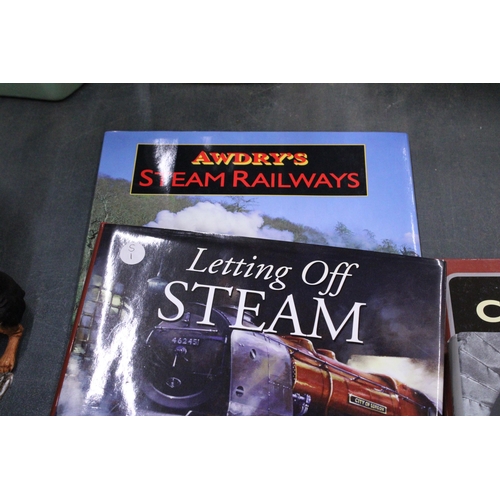 925 - NINE AS NEW STEAM RAILWAY BOOKS