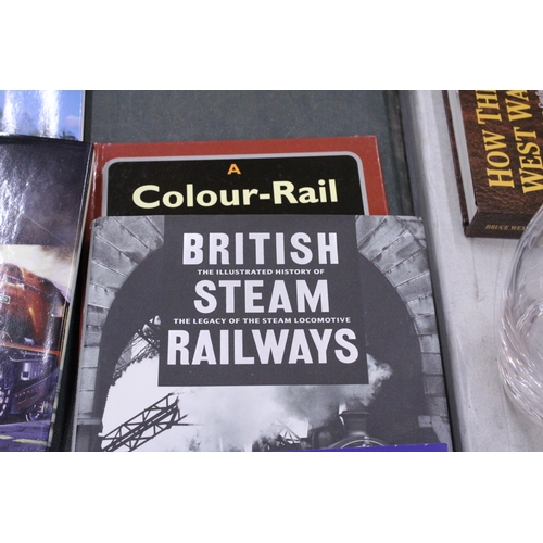 925 - NINE AS NEW STEAM RAILWAY BOOKS