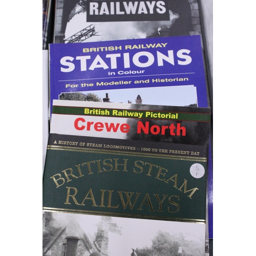 925 - NINE AS NEW STEAM RAILWAY BOOKS