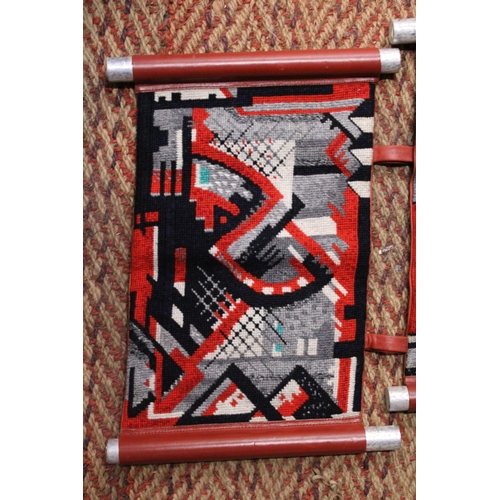 955 - TWO WOVEN WALL HANGINGS